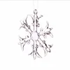 Transparent glass snow for christmas tree decoration