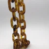 hight quality non-gap Tortoise shell lucite and resin hand bag chain handbag shoulder strap and link