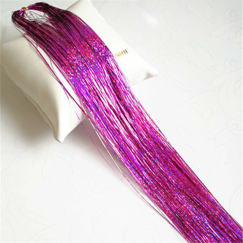 Gitter Hair Tinsel Crochet Braid Hair Extension 600700 Strands Braid