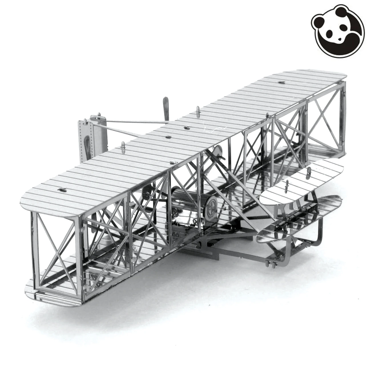 Panda model PLANES 3D Metal Model Puzzles WRIGHT BROTHERS AIRPLANE Chinese Metal Earth Military Series Creative