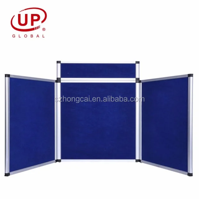 
tabletop fabric folding panel display board 