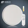 ZERUN 320mm 24W Ra 95 PMMA lgp CCT Adjustable dimmable White Frame Indoor Round LED Panel Light Intelligent Ceiling Lamp