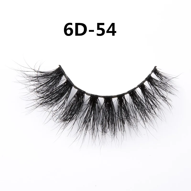 

New Styles Hand Made Private Label Real Mink Fur 3d Mink Lashes, Black