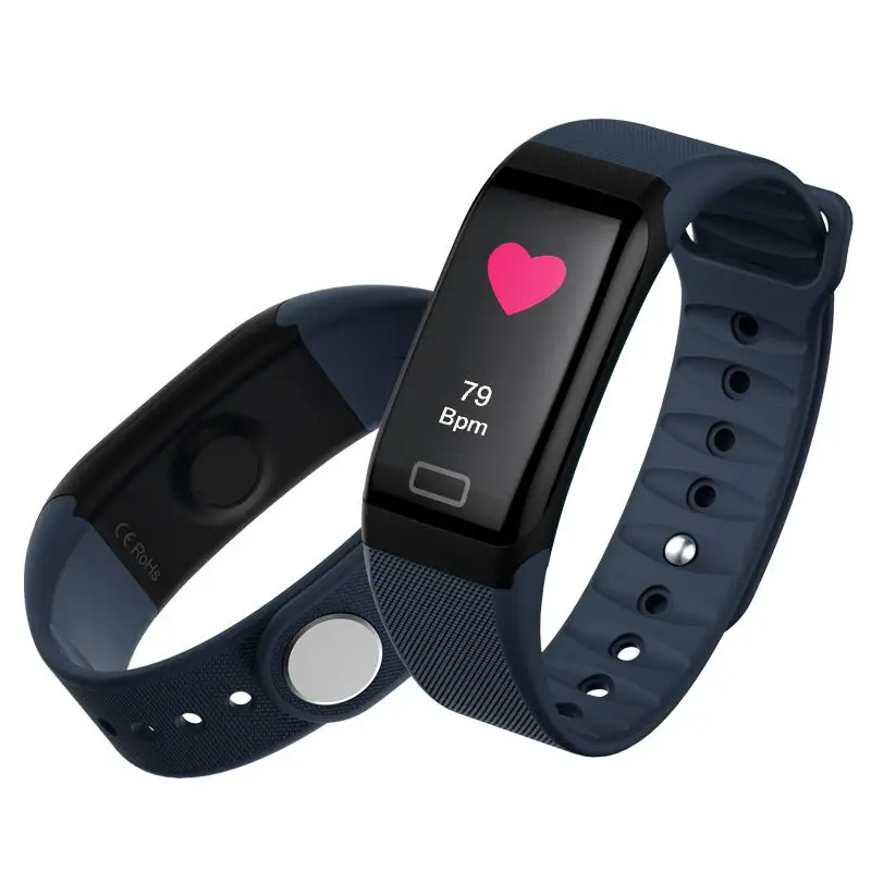 

NEW Water Resistance OEM ODM Fitness Bracelet Tracker for Sale, Red;blue;black/customized