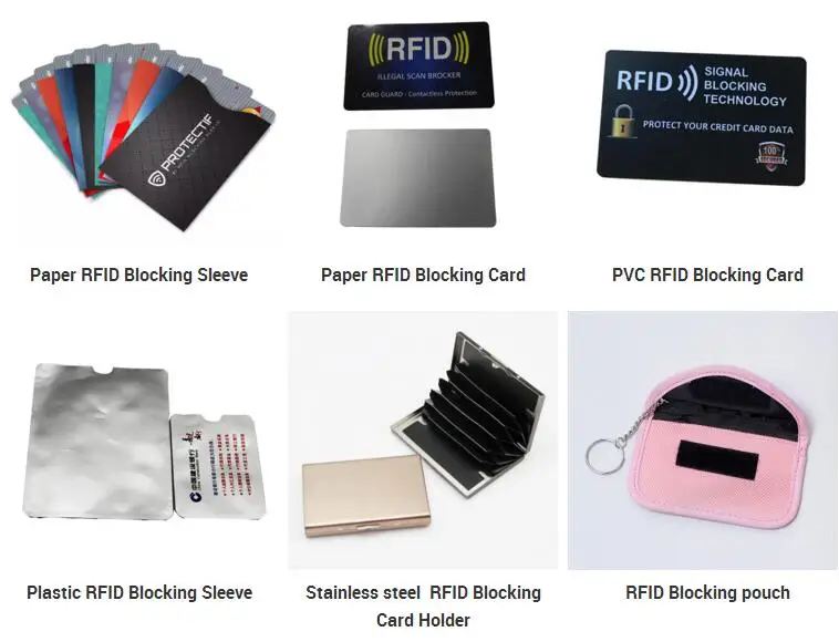 rfid blocking products