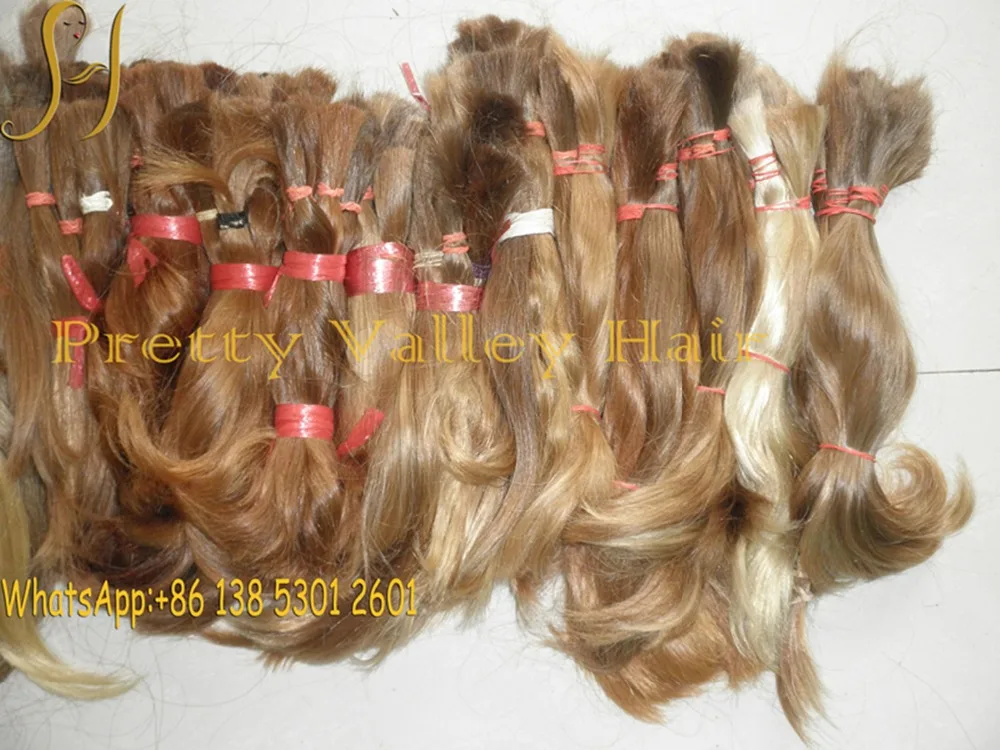 
double drawn 9a grade mongolian human virgin hair bulk 