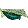 Large UV Proof Waterproof Shelter Mat Sunshade Cloth Outdoor Hammock Awning Rain Fly Tarp Canopy with Mosquito Hammock