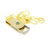 Cheap Customize Logo Pendrive Jewelry Metal 16GB Gift USB Flash Drive For Christmas Gift