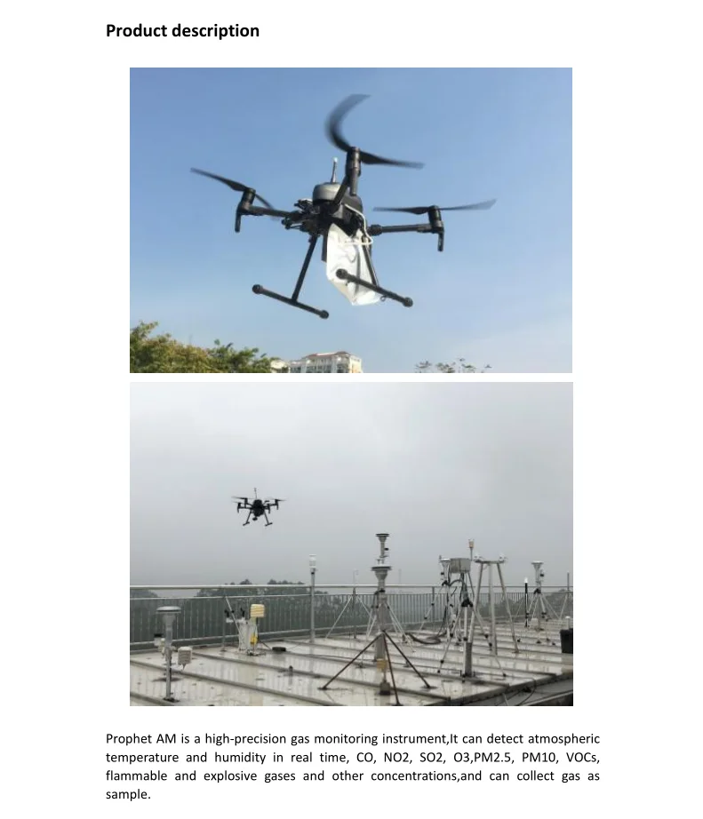 Dji Drone Uav Gas Detector Detection System Prophet Am Can Detect Co