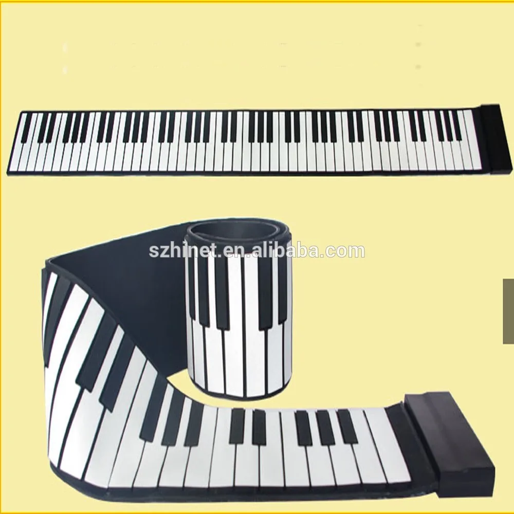 Professional Usb 2.0 Midi Rubber Material Soft Keyboard Piano Toy