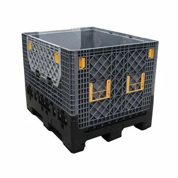 Stackable Pallet Boxes Collapsible Plastic Pallet Bins 1200x1000x975 ...