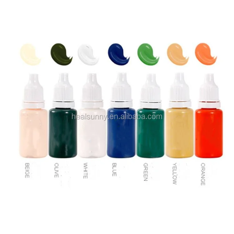 

Beauty color permanent make up tattoo ink tattoo pigment, Colors