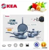 High-quantity Marble stone cookware set prestige non-stick & society cookware pan
