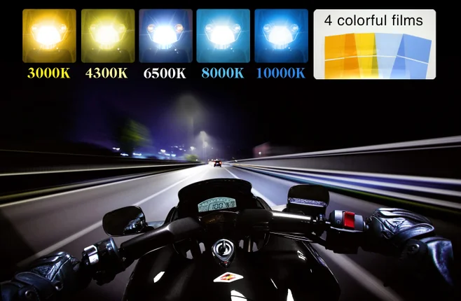 New five light color LED motorcycles headlight 25w 3600lm Seoul csp Y19 chips led light for motorcycle