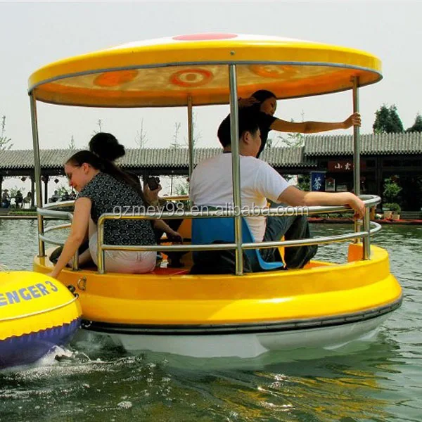 New Design Fiberglass Round Pedal Boat Customizable Color 5-Person Capacity for Lakes Rivers-Factory Price Meierya M-014 140kg