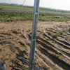 Metal end post for vineyard