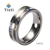 8MM TUNGSTEN RING WITH ABALONE SHELL INLAY MENS WEDDING RING BAND CUSTOMIZED SIZE