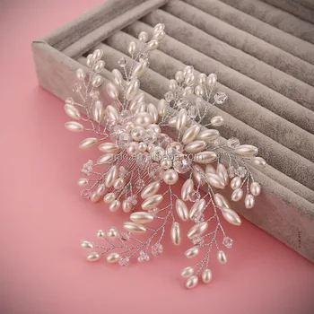 Bridal Handmade Pearl Vine Vintage Wedding Hair Pins Wedding Prom