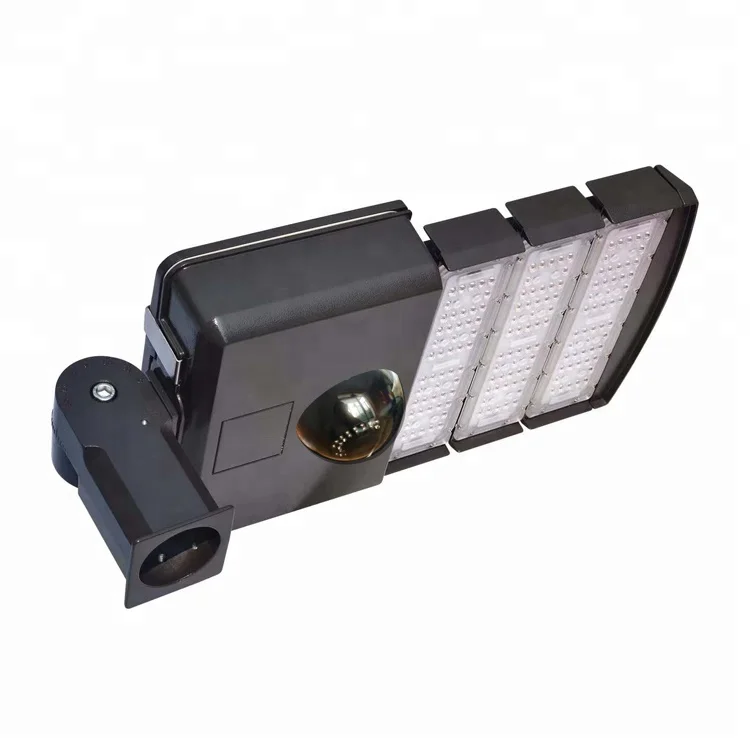 DLC listed 150W led parking lot light with hidden camera