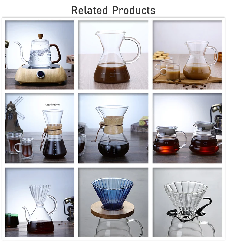 Single Serve Pour Over Coffee Dripper Service Coffee Kettle Hand Drip