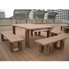 WPC Solid Wood Plastic Composite Reading Message Table Top