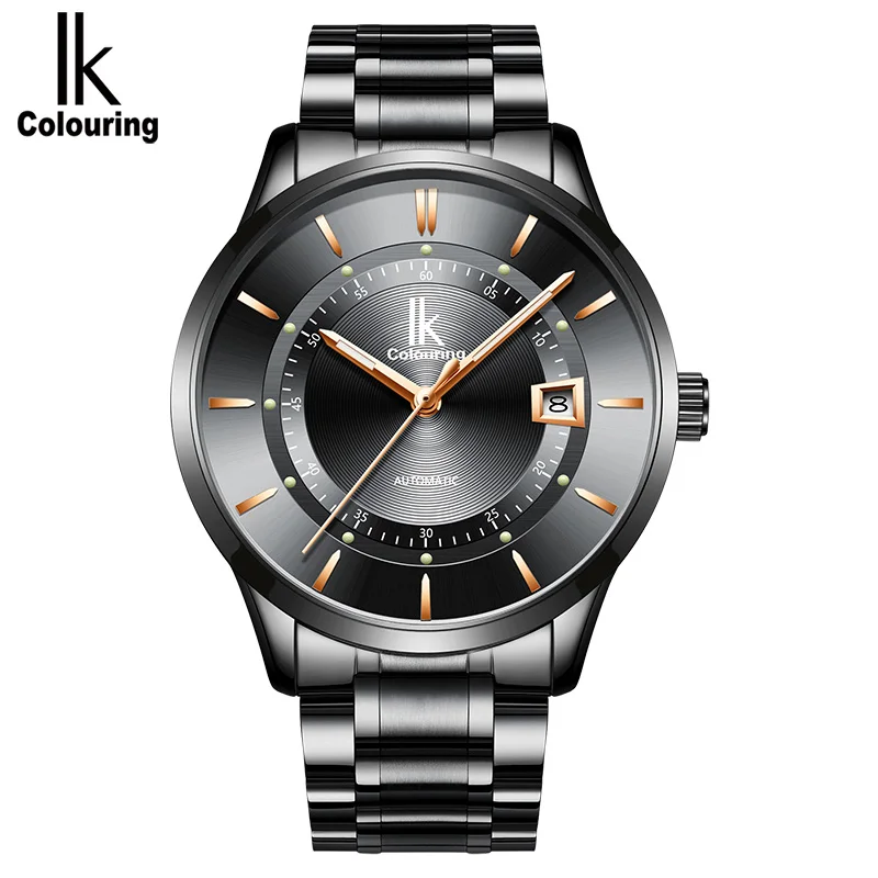 

WJ-7717-1 Fashion Quartz Wrist Watches Wholesales Stainless Steel Watches For Boys IKColouring Brand Men Wrist Watches, Mix