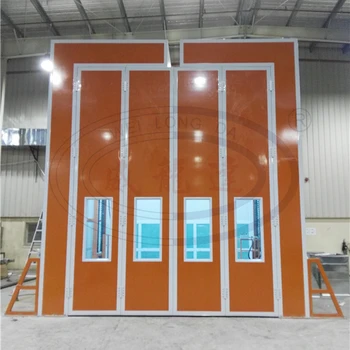 Industrial Transformer Top Roof Open Spray Paint Booth In Middle