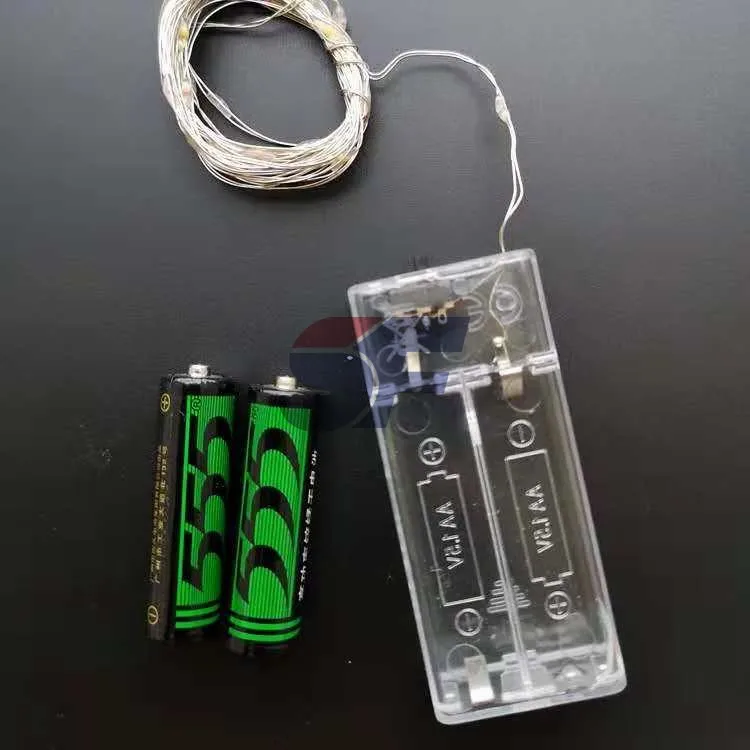 2*aa Battery Powered Led Mini Copper Wire String Lights For Bedroom