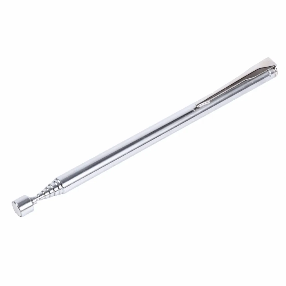 Portable Telescopic Magnetic Long Pen Pick Up Rod Tool Extending Stick Useful 