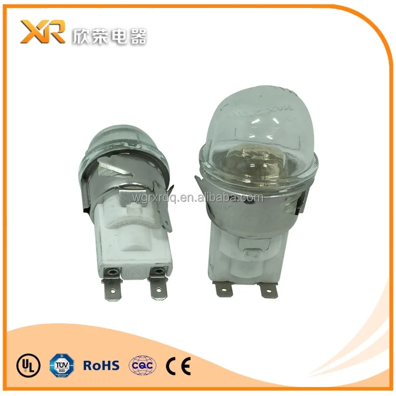 
X555-41H E14 BBQ light bulbs sockets holder high temperature steamer microwave Oven lamp 