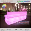 modular tetris bar / led plastic table / colour changing illuminated furniture