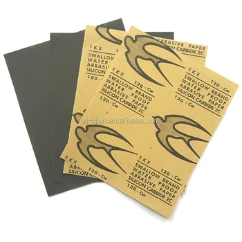 Tkx Swallow Brand 2c Silicon Carbide Abrasive Paper - Buy Waterproof ...
