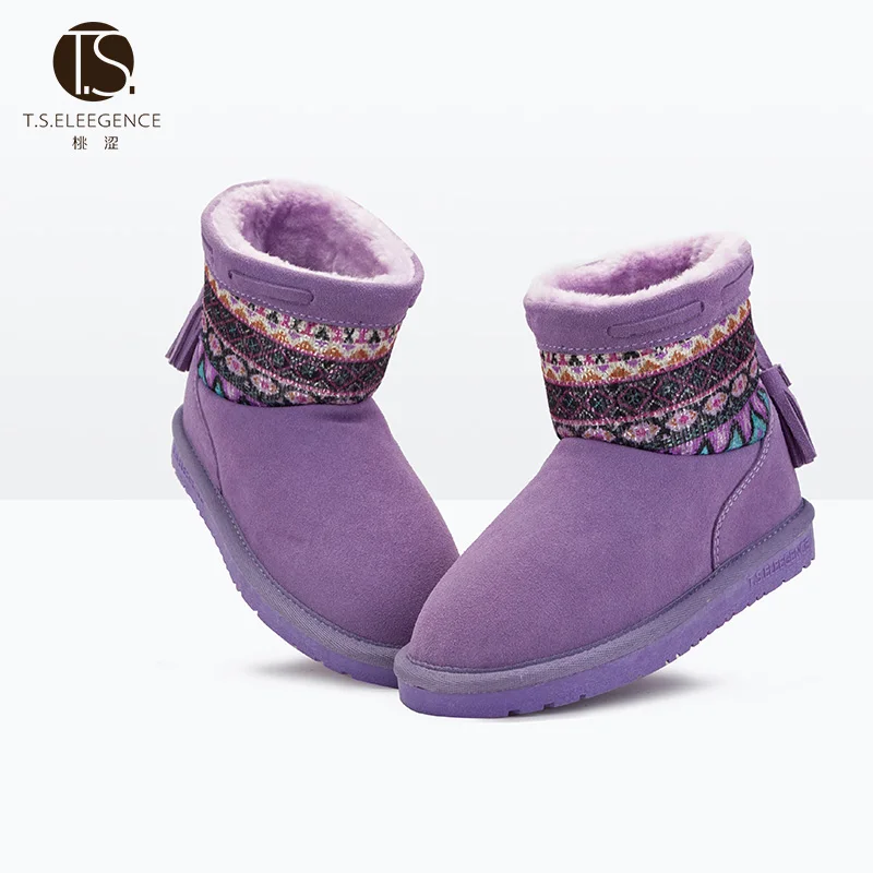 

11.11 christmas Size28-36 Winter new national fashion girls boots children plus velvet thick cotton fashion boots warm snow boot, Black/gold/pink