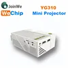 2018 mini hd projector factory new wireless connection home theater 600lumens led wifi projector YG310