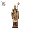 Europe religious figures Ireland fiberglass art catholicism st.Patrick resin statue sculpture for sale FRSD-102