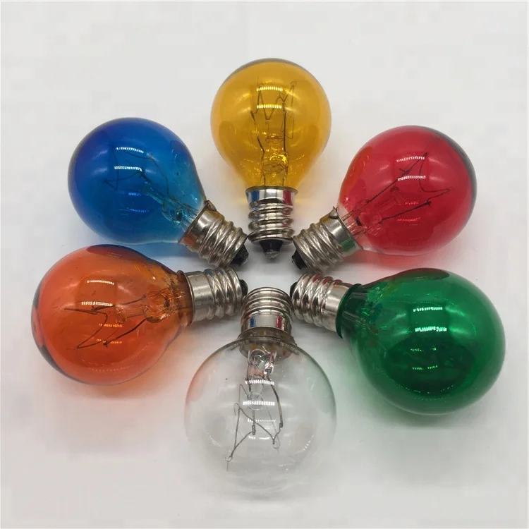 North America Hot Sale Incandescent Bulb G30 Clear Frosted Color Light Bulb Walmart Certified Factory