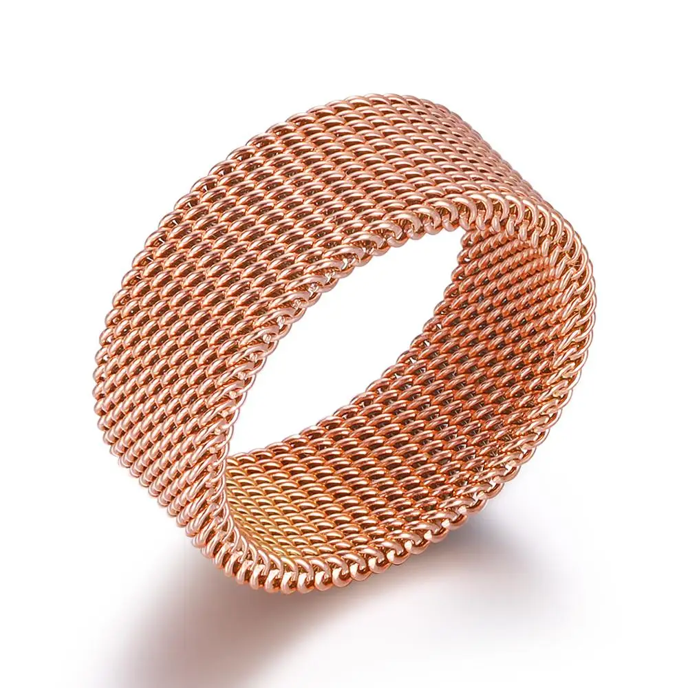

Factory Custom Wide Stainless Steel Jewelry Ring For Couple