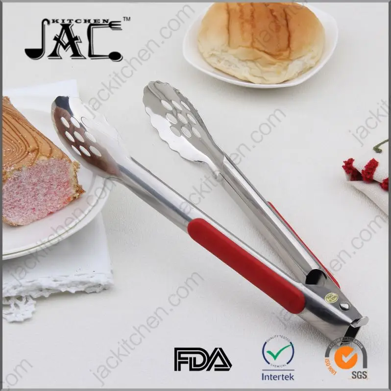 Safefamous Brand Wood Handle Bbq Tong