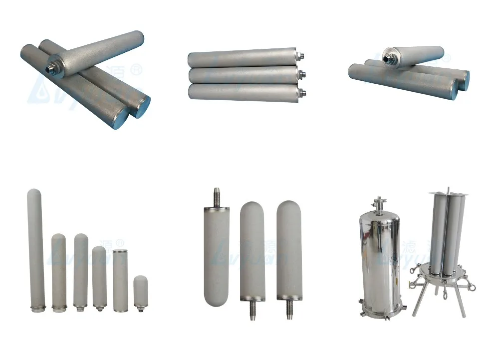 Efficient stainless steel powder sintered filter exporter for desalination