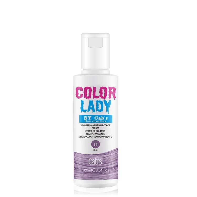 

High quality hot selling semi-permanent hair color lady