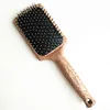 Promotional gifts hair brush/Eco friendly hair comb/Champagne bright powder comb