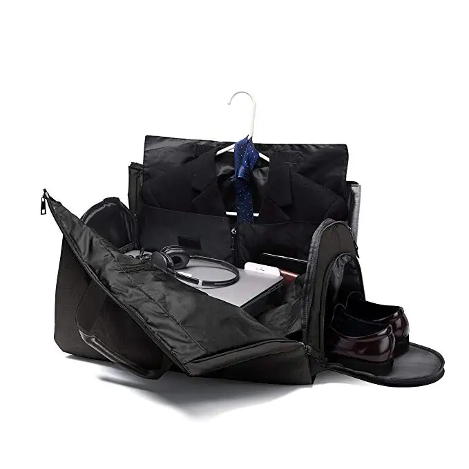 Business Travel Duffle Bag Garment With Shoe Compartment Business Travel Duffle Bag Garment