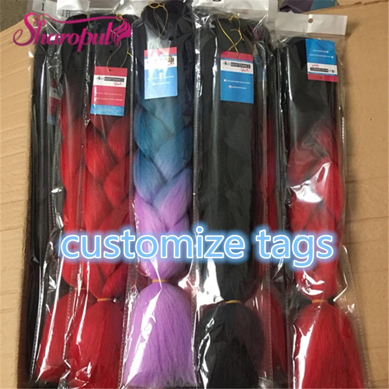 
Ombre Color Jumbo Synthetic Braiding Hair 