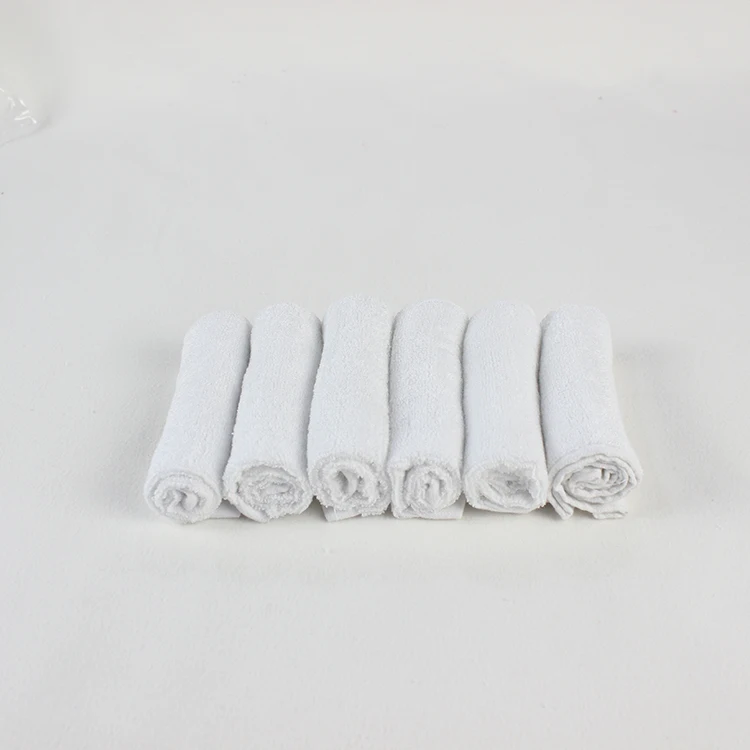 Premium Organic White Bamboo 2x As Thick & Soft Baby Bath Washcloths