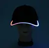 new hot selling fashion LED Glowing Flash Baseball Cap customize logo Discount LED lights Sports Caps to fans cheering