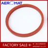 Aeromat Silicone rubber o ring, different colors and size rubber o ring with oil water and hear resistance