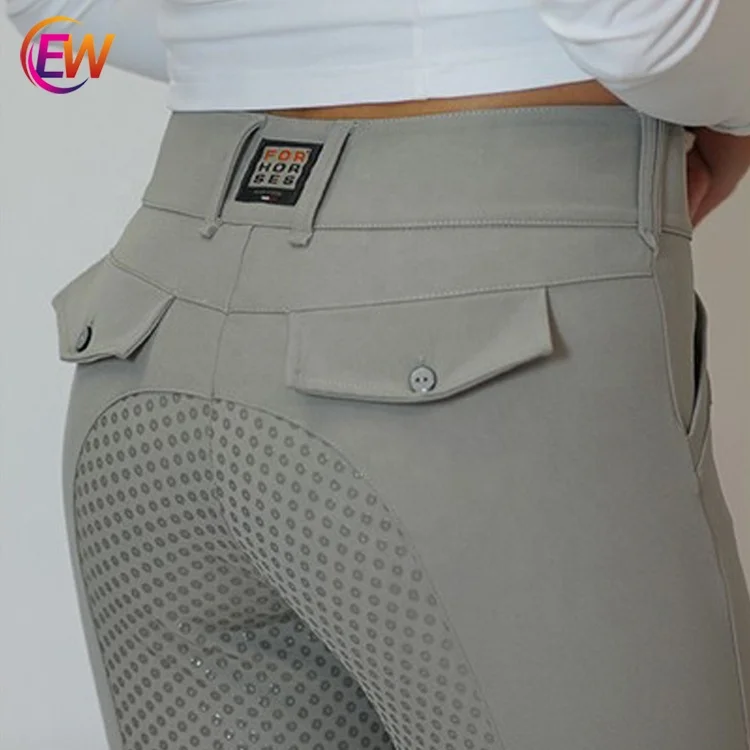 2021 Equestrian Clothing Wholesale Thick Silicone Full Seat Riding