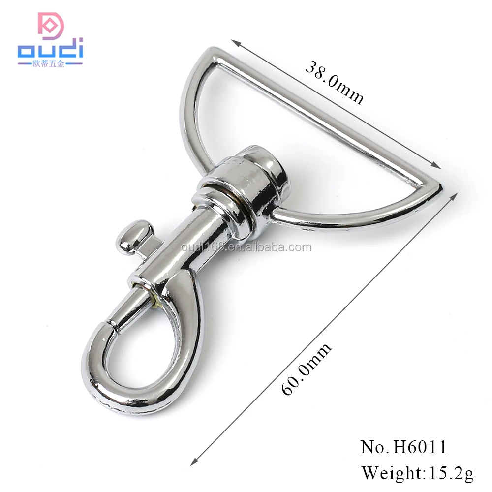 Best Selling Zinc Alloy Snap Hook For Dog Leash Swivel D Ring Snap Hook
