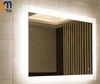Lighted UL ETL custom-made Rectangle Wall Mounted personalize smart make up magnifier bathroom mirror