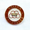 Chinese supplier customized united resources round enamel pin